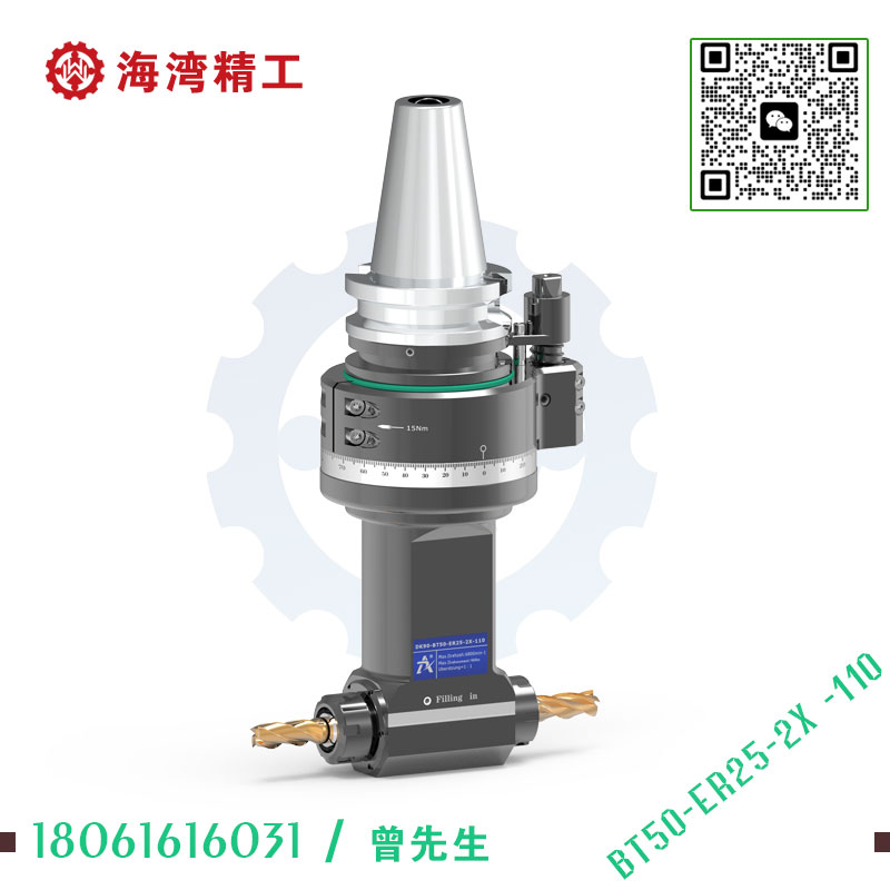 DK90-BT50-ER25-2X-110 双侧加工角度头