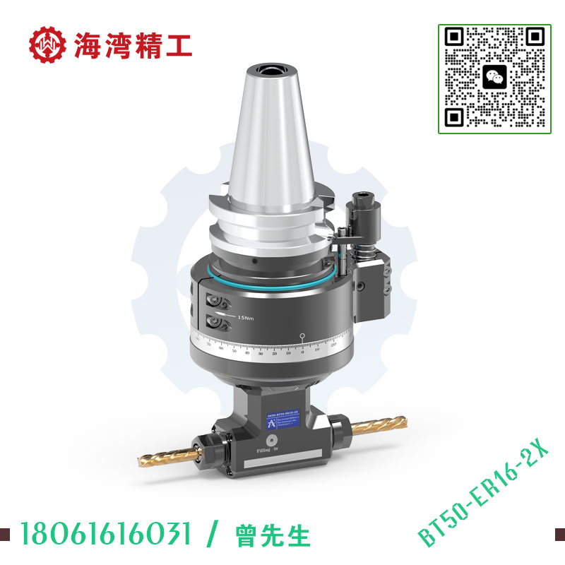 BT50-ER16-2X 双侧加工角度头