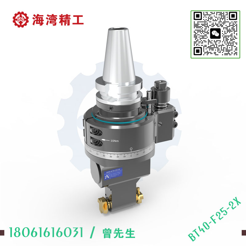 DK90-BT40-F25-2X 双侧加工角度头