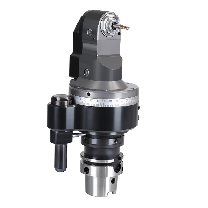 DK90-HSK63A-ER16-ZS 非标角度头角度头结构