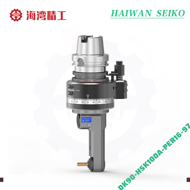 DK90-HSK100A-PER16-97 轻型侧铣头 副车架铣槽角度头